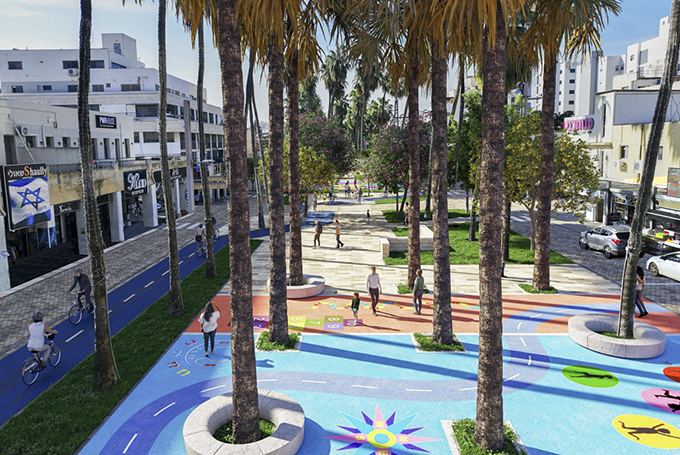 שדרות ארלוזורוב בעפולה נבחר לאחד מהרחובות היפים ביותר בישראל